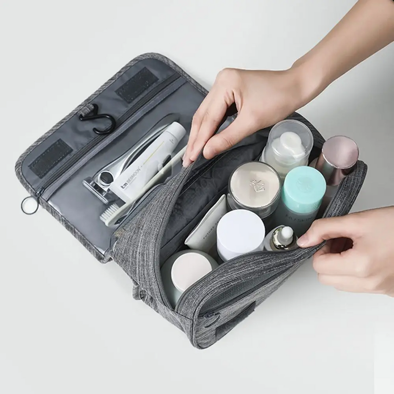 Bolsa de Cosméticos Suspensa - Solução Compacta para Viagem