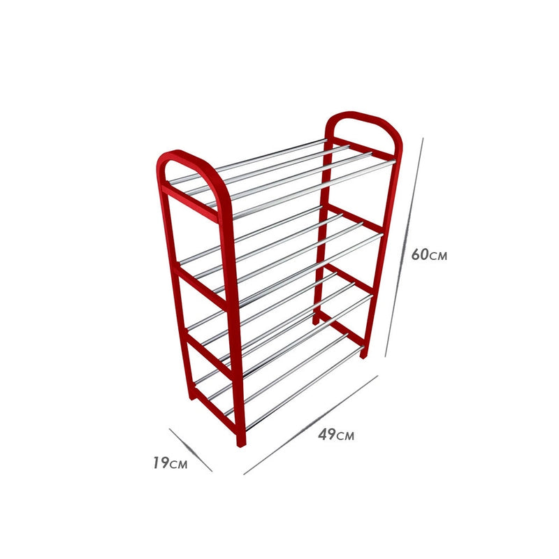 Sapateira Desmontável Multiuso de 4 Andares