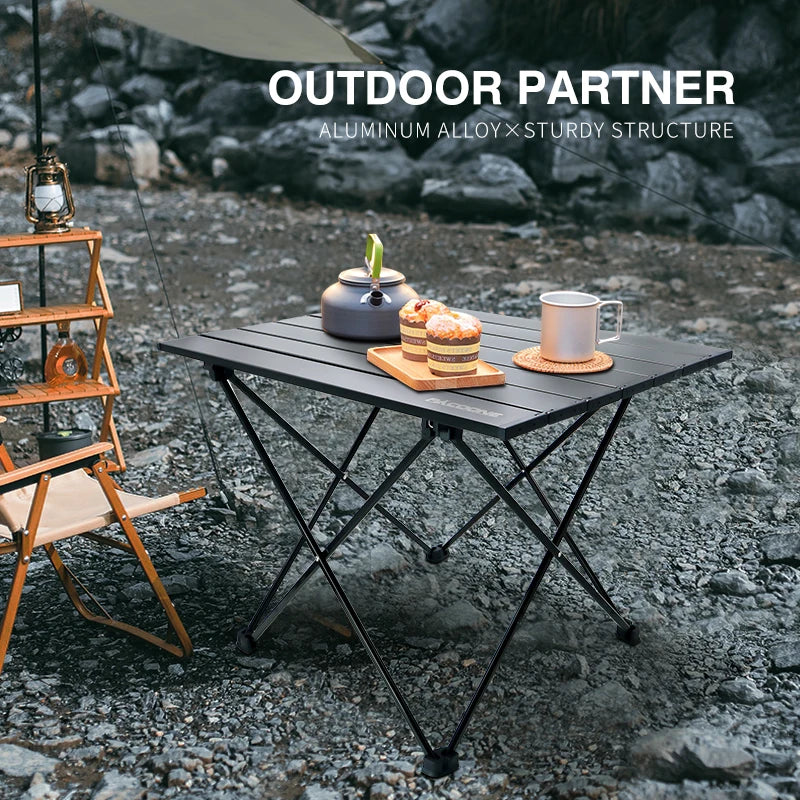 PACOONE Outdoor Camping Table Portable Foldable Desk High strength Ultralight Aluminium Hiking Picnic Folding Tables For BBQ New